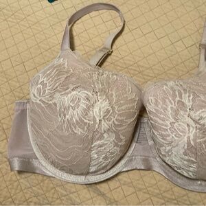 Soma Cream Floral Embroidered Underwire Bra